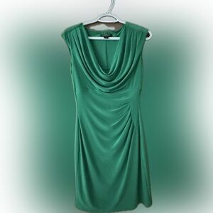 Ralph Lauren Green Draped Dress